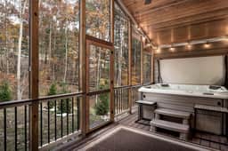 The Foxwood Cabin | Hot Tub, Screened Porch, Grill